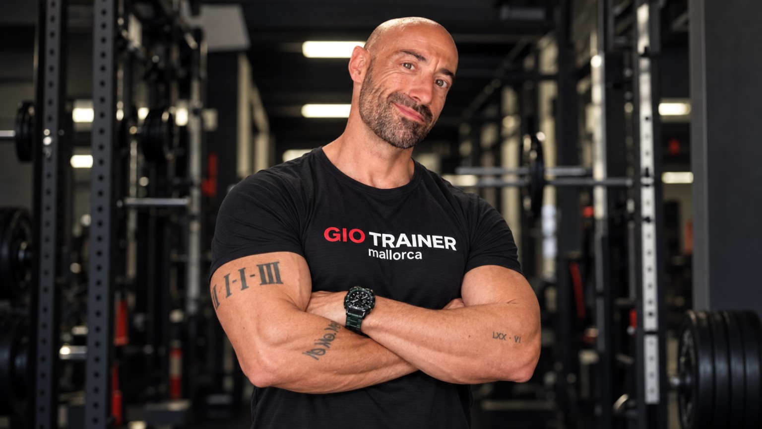 Gio Trainer en su centro de entrenamiento